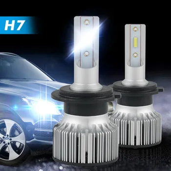 H7 LED Svetlomety, LED Auto na Čítanie Svetlo Pre BMW 135i 128i E82 E88 323Ci 323i 325Ci 325i 325xi E46 10000LM 60W 6000K Auto Svetlomet