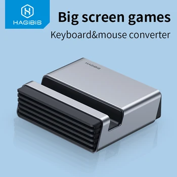 Hagibis Herné Klávesnice, Myši Converter Mobile Gamepad Radič Bluetooth 4.2 Adaptér Pre PUBG Android ios Telefón k PC