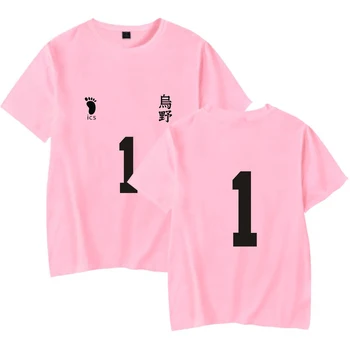 Haikyu!! Anime T shirt O-krku Golier Volejbal Chlapec Cool Tričká Topy Tričko Krátky Rukáv T-shirt Harajuku Letné Módne Topy