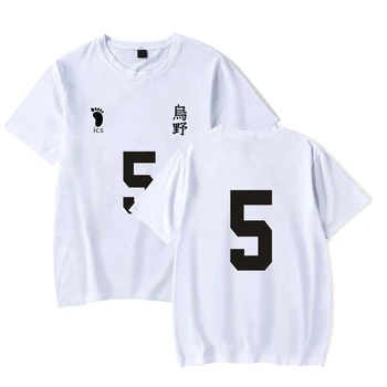 Haikyu!! Anime T shirt O-krku Golier Volejbal Chlapec Cool Tričká Topy Tričko Krátky Rukáv T-shirt Harajuku Letné Módne Topy