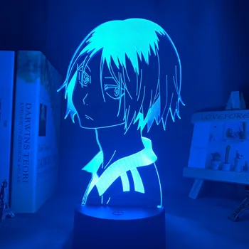 Haikyu!! Led Nočné Svetlo Anime Kozume Kenma Lampy, Spálňa Decor Nočného Deti Deťom Darček k Narodeninám Haikyuu Kenma Svetlo