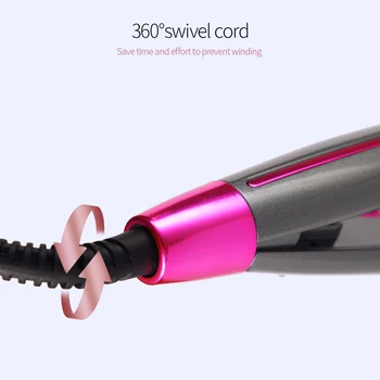 Hair Straightener Profesionálne Titán Ploché Železo Digitálny LCD Displej Ploché Železo Česať Vlasy Curler Starostlivosť o Krásu kulma