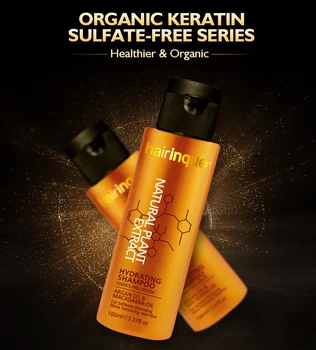 HAIRINQUE 100ml Sulfát-free hydratuje vlasy šampón profesionálne výrobky na starostlivosť o vlasy, aby vlasy vyživuje a vlhkosti
