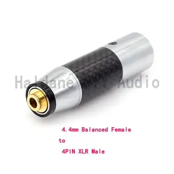 Haldane HIFI 4.4 mm/3.5 mmm/2,5 mm Vyvážené Žena na 4pin Vyvážené XLR Converter Adaptér 2.5 TRRS，3.5 TRRS, 4.4 TRRS na 4PIN XLR