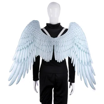 Halloween 3D Anjel Krídla Mardi Gras Tému Party Cosplay Krídla Pre Deti, Dospelých Veľké Veľké Čierne Krídla Diabol Kostým Vianočný Darček