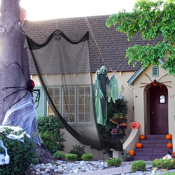 Halloween Dekorácie, Závesné Dekor visí Ghost Mŕtvola 3m Peleríny Strašidelný Dom, Panel Home Záhrada Dekor Halloween Party Dodávky