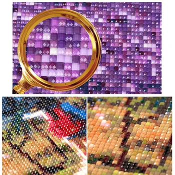 Halloween Diamond Mozaiky Úplné Zobrazenie Diamond Maľovanie Tekvica Obraz Kamienkami Diamond Cross Stitch Art Kit ZWQ