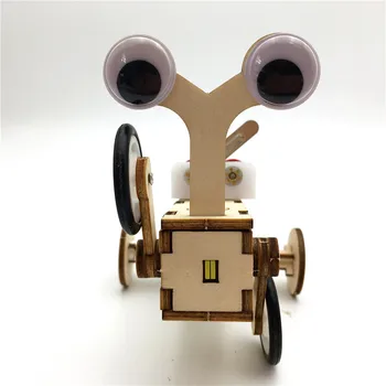 Happyxuan Robot stavebnicový Elektrické Vzdelávacie KMEŇOVÝCH Hračky Montessori Deti DIY Vedy Projektu Auta Technologické Vynálezy