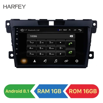 Harfey 9 palcový Android 8.1 2 Din autorádia pre 2007-MAZDA CX-7 car multimedia player, GPS, Bluetooth Navi s SD 1080P Video