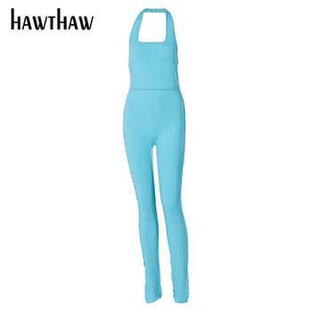 Hawthaw Ženy Leto Bez Rukávov Bežné Fitness Cvičenie, Športové Chudá Jumpsuit Romper Playsuit 2020 Oblečenie Jeseň Jeseň
