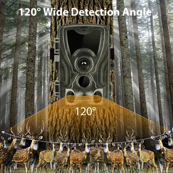 HC-801A Lov kamerou na Nočné Videnie Chodník cmaera 1080P IP65 vodeodolný scout lesných zvierat Surveillan voľne žijúcich živočíchov fotoaparát foto pasce