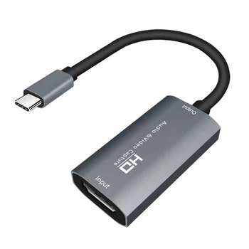 HD 1080P 4K Typ C-HDMI Video Capture Kariet HDMI USB-C Video Capture Dosková Hra Záznam Live Streamingové Vysielanie