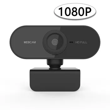 HD 1080P Webcam Počítač камера S Mikrofónom USB Konektor Otočná Kamera Pre videohovory Konferencie Práce Live Vysielanie
