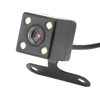 HD IR Auto parkovacia kamera univerzálna CCD Nepremokavé záložný fotoaparát 4 infračervené nočné videnie spätné parkovanie pre autorádia