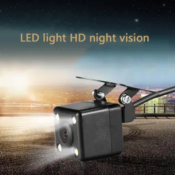 HD IR Auto parkovacia kamera univerzálna CCD Nepremokavé záložný fotoaparát 4 infračervené nočné videnie spätné parkovanie pre autorádia