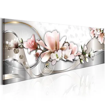 HD Tlač Päťboji Kvet Plátno na Maľovanie Magnolia Vzor Plagáty Vytlačí Wall Art obrázky, Obývacia Izba, Spálňa Decor