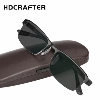 HDCRAFTER (SPH:0~+400) Dioptrie Photochromic Okuliare na Čítanie Mužov Titán Ďalekozrakosť Presbyopia Okuliare Outdoor Okuliare