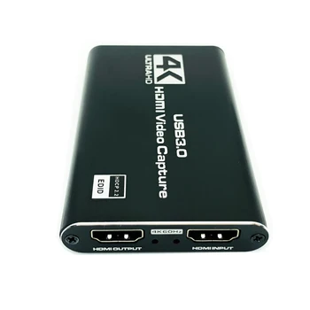 HDMI Video Game Capture Kartu, Video USB3.0 HD 4K 60 HZ 1080P 60Fps HDMI USB Výstup Live Streaming Pre PC, XBOX MAC Plug and Play