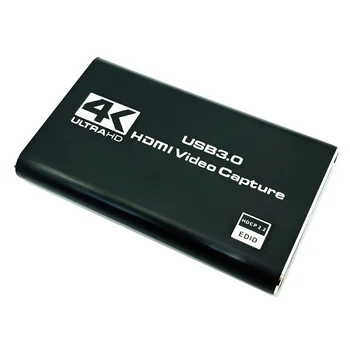 HDMI Video Game Capture Kartu, Video USB3.0 HD 4K 60 HZ 1080P 60Fps HDMI USB Výstup Live Streaming Pre PC, XBOX MAC Plug and Play