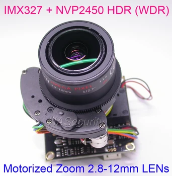 HDR (WDR) motorový Zoom 2.8-12mm Objektívom AHD (1080P) 1/2.8