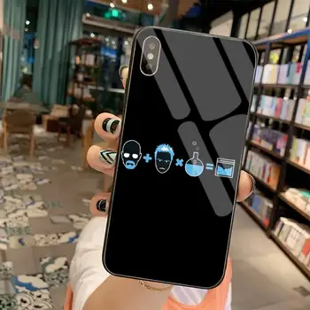 Heisenberg Breaking Bad Soft black Telefón Prípade Tvrdeného Skla Pre iPhone 11 Pro XR XS MAX 8 X 7 6 6 Plus SE 2020 prípade