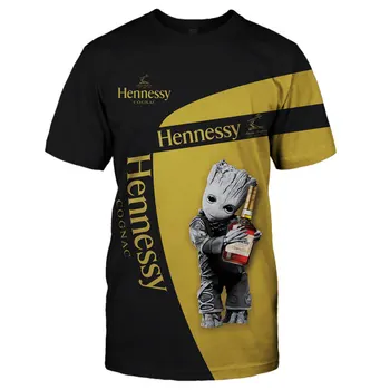 Hennessy-viac informácií-2020 Nové Letné tričko muž 3D Vytlačené Krátkym rukávom pánske tričko mužov oblečenie T-shirt O-Krku Harajuku T Košele, Topy