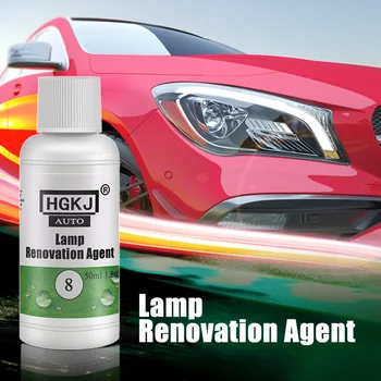 HGKJ 8 Automobilových Svetlometov Opravu, Rekonštrukciu Lampa Protektorovanie Agent Čistenie brúsneho papiera Držiak Univerzálny Nástroj Leštenie