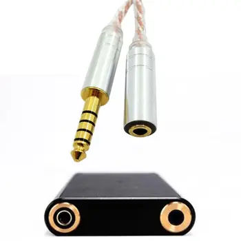 HIFI Rovnováhu Audio Kábel Muž 2,5 mm, 3,5 mm 4.4 mm Žena Slúchadlá Konverzný Kábel Line Adaptér
