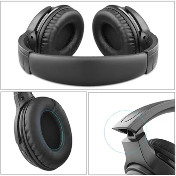 HiFi Stereo Headset Hluku, Zníženie Slúchadlá Bezdrôtové Bluetooth Cez Slúchadlá do Uší s Mikrofónom Hluku Pasívne Blokovanie