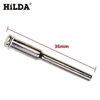 HIILDA 10pcs/set 30 mm Mini Diamond pílového Kotúča Striebro Rezné Kotúče s 2 Ks Pripojenie Ramienka pre Dremel Vŕtať Fit Rotačný Nástroj