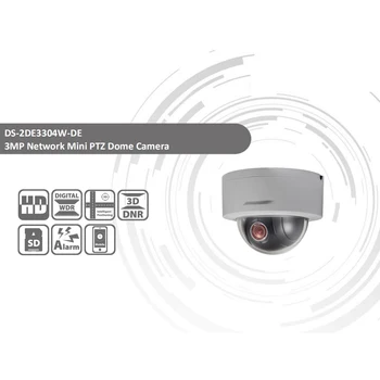 Hikvision Pôvodné PTZ Cam, DS-2DE3304W-DE 3MP IP Siete Mini Dome Kamera, 4X Optický Zoom 2-way Audio Podpora Ezviz Vzdialený Pohľad.