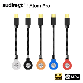 Hilidac Audirect Atóm Pro MQA ESS9281C USB DAC Kábel Slúchadiel AMP Zosilňovač Blesk/TYP-C až 3,5 m Audio Line pre Ios a Android