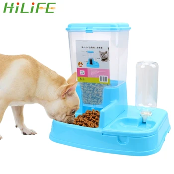 HILIFE 1 Sada Pet Automatický Podávač Pes, Mačka Pitnej Misy veľkokapacitný Zásobník Psa Dodávky Pre Psa Vody Pitnej Kŕmenie Mačky