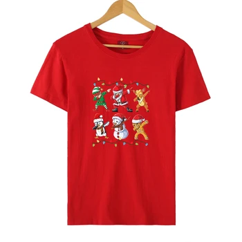 Hillbilly Štedrý Deň Strany Žien Oblečenie Šťastné A Veselé Vianoce, T Shirt Vtipné Vianočné Snehuliak Santa Claus Tee Košele Módne Topy
