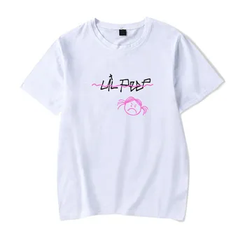 Hip Hop Lete Roztomilý Zábavné Vytlačiť T-Shirt Módne Krátke Tričká Topy Rapper Lil Peep Harajuku T Shirt Mužov a Žien S5MC59