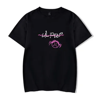 Hip Hop Lete Roztomilý Zábavné Vytlačiť T-Shirt Módne Krátke Tričká Topy Rapper Lil Peep Harajuku T Shirt Mužov a Žien S5MC59