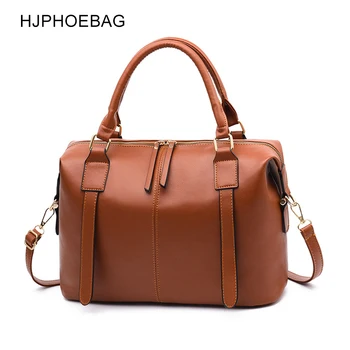 HJPHOEBAG Retro nové dámske tašky tašky značky vysokej kvality veľkú kapacitu jednej dámy ramenní taška pre voľný čas sac hlavný YC201