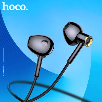HOCO módne Vysoká Kvalita HD Jasné, Super Bass Stereo In-ear Káblové Slúchadlá 3,5 mm Káblové Slúchadlá s Mikrofónom Pre iPhone XS Xiao