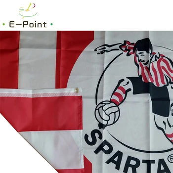 Holandsko Sparta Rotterdam FC 2ft*3 ft (60*90 cm) 3 ft*5 ft (90*150 cm) Veľkosť Vianočné Dekorácie pre Domov Vlajky Zástavy Dary