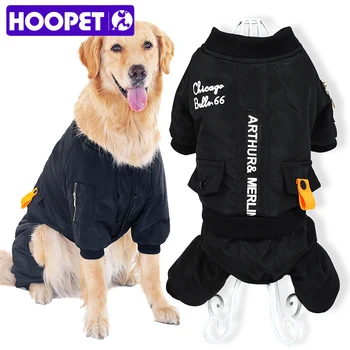 HOOPET Zimné Pet Kabát Oblečenie pre Psov Zimné Oblečenie Teplé Oblečenie pre psy pre Veľké Psy Vianočné Big Dog Srsť Zimné Oblečenie