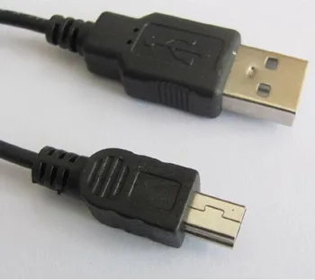 Hoqueen 50pcs * Mini USB Kábel Mini USB na USB Rýchly Dátový Nabíjací Kábel pre MP3, MP4 Prehrávač, GPS Digitálny Fotoaparát Mini USB HDD