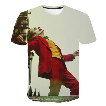 Horor film To Penny Múdry klaun 3D vytlačené T-shirt dospievajúci chlapec, hip-hop, street wear T-shirt 90. rokov chlapec cool oblečenie top