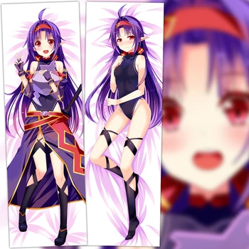 Horúce Anime Sword Art Online Konno Yuuki Sexy Loli Obliečky Na Vankúše Dakimakura Posteľná Bielizeň Otaku Objímanie Telo Hodiť Vankúš Kryt