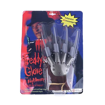 Horúce Freddy Krueger Rukavice Wolverine Ghost Pazúr Rukavice Halloween Maškaráda Zobraziť Mužov Rekvizity