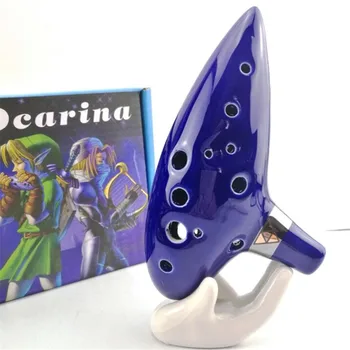 Horúce Nové Hry Zelda Magic Ocarina of Time Cosplay Kostýmy, Rekvizity Príslušenstvo Zábavné Keramické Flauta Vianočný darček
