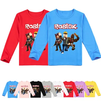 Horúce ROBLOX T-Shirt Mužov Cottons T Shirt Celý Dlhý Rukáv Tričko Mužov, jednofarebné tričká, Topy&tees Mandarin Golier, Dlhé Tričko