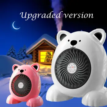 Horúce Roztomilý Mini Elektrický Ohrievač Vzduchu Radiátor Teplejšie Ventilátor Teplého Dúchadlo Izba Office 350W Zime