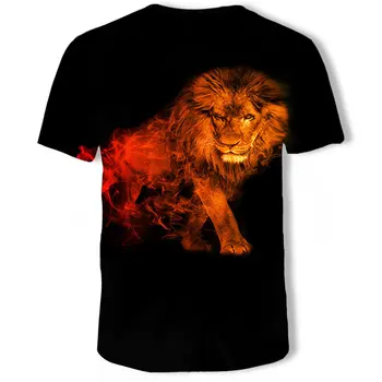 Horúce sale3d T-shirt zvierat Muži/Ženy 3d lion king t shirt digitálna Tlač Navrhnutý tak, Štýlové Letné športové krátke rukávy Topy Clothin