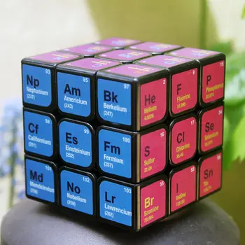 Horúce Tretej, Aby Chemické Magic Cube Periodickej Tabuľke Vzdelávania Nástroj Farebnej Tlače Kocka Vzdelávacie Hračky Pre Deti Darček K Narodeninám