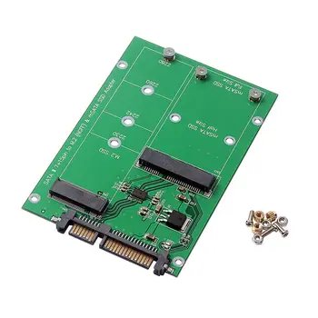 Hot-2,5 palca M. 2 NGFF MSATA 2-v-1 Viacero Veľkých SSD na SATA III Converter Karty